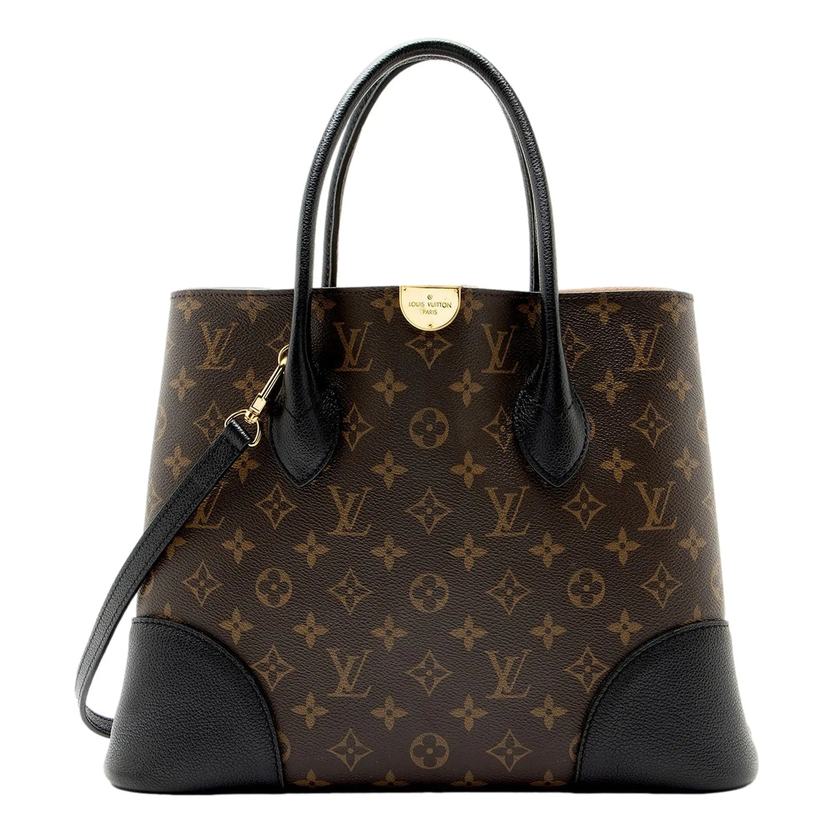 Louis Vuitton Flandrin Monogram Canvas Leather Handbag with Strap
