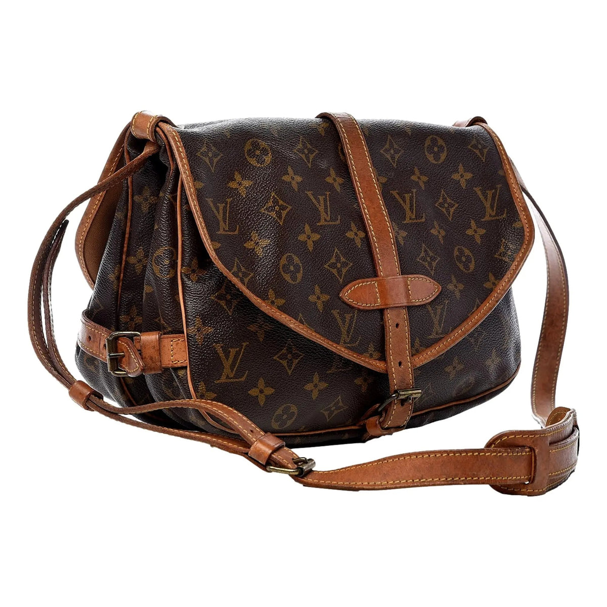 Louis Vuitton Saumur 30 Bag: Vintage Style, Luxury Canvas