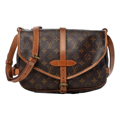 Louis Vuitton Saumur 30 Bag: Vintage Style, Luxury Canvas