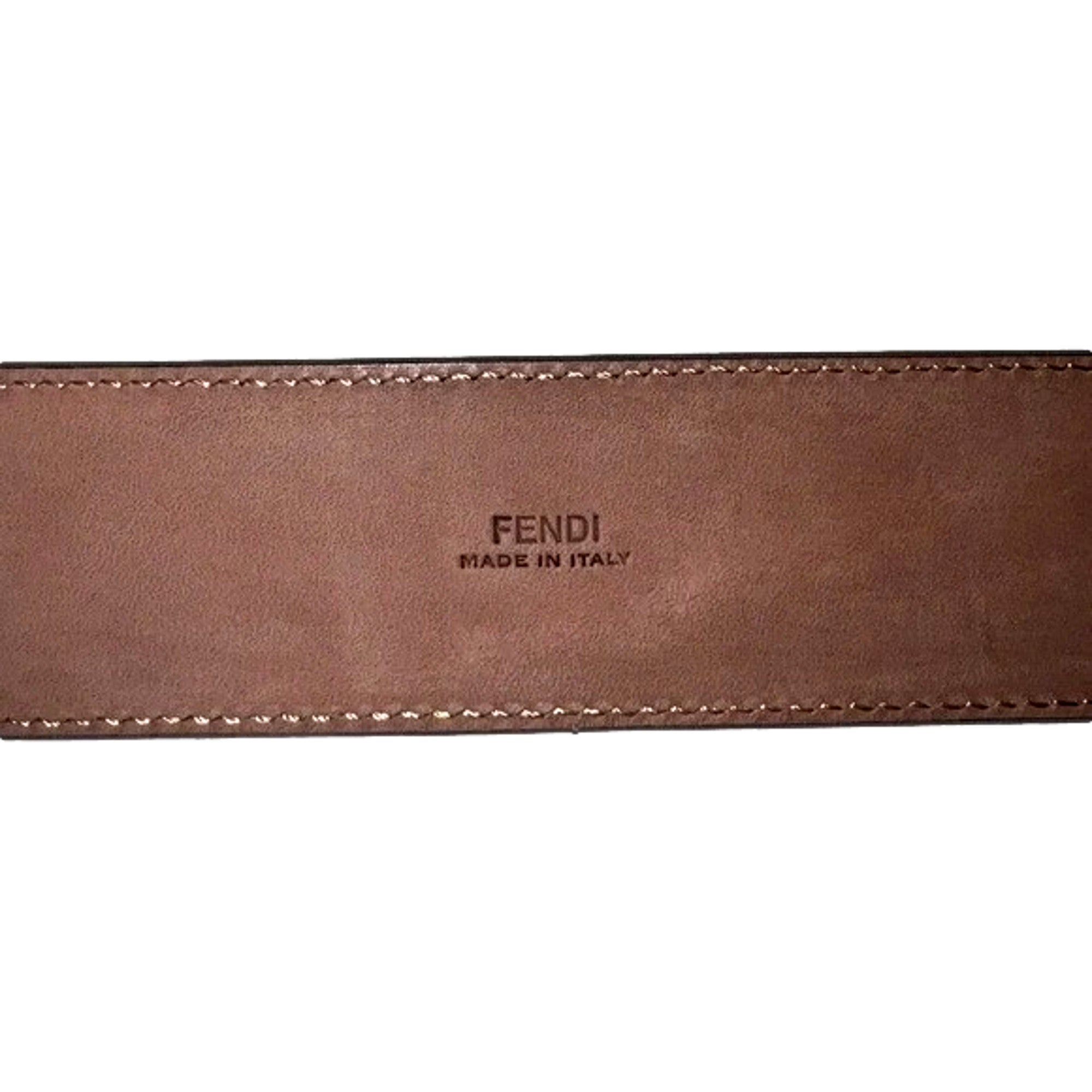 Luxury Fendi FF Calfskin Leather Belt - Timeless Black Elegance -   Shop Bags LLC