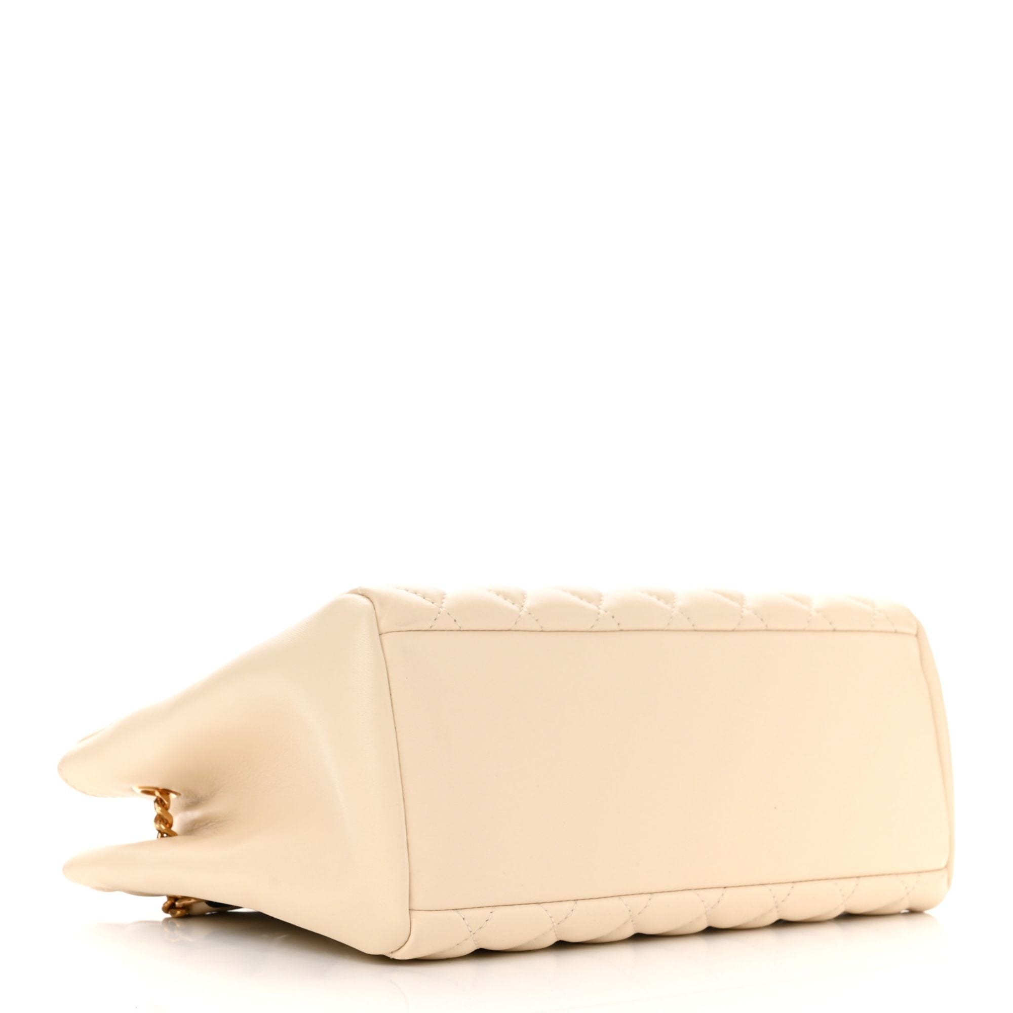 Luxury Versace Large Tote Bag in Quilted Beige Leather -   Shop Bags LLC 