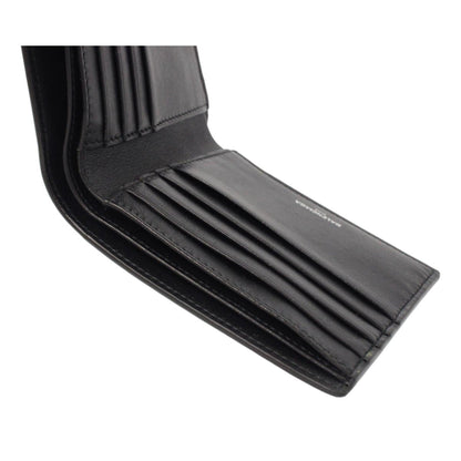 Men's Wallet: Black Bifold Wallet - Luxury Leather by Balenciaga -   Shop Bags LLC 
