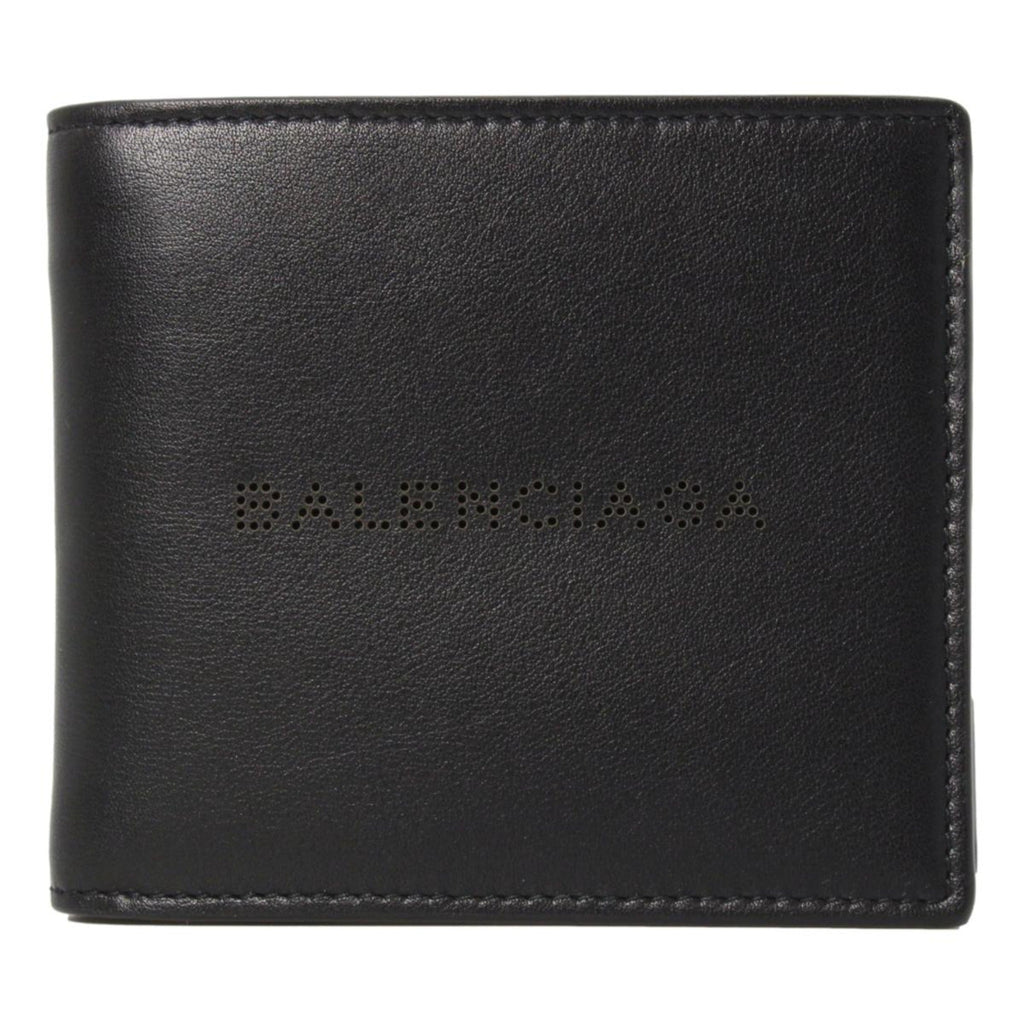Men's Wallet: Black Bifold Wallet - Luxury Leather by Balenciaga -   Shop Bags LLC 