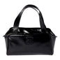 Miu Miu Black Top Handle Bowler Bag with Tonal Logo