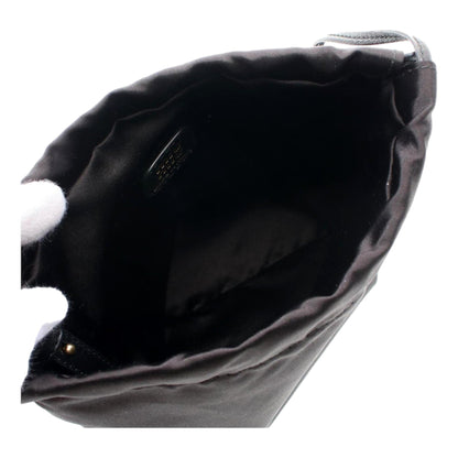 Miu Miu Duchesse Satin Mini Pouch Bag in Black -   Shop Bags LLC 