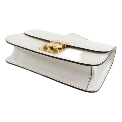 Miu Miu Madras White Leather Crossbody Bag - Luxe & Versatile Style -   Shop Bags LLC 