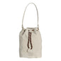 Miu Miu Off-White Gabardine Mini Bucket Bag - Shop Luxury Style -   Shop Bags LLC 
