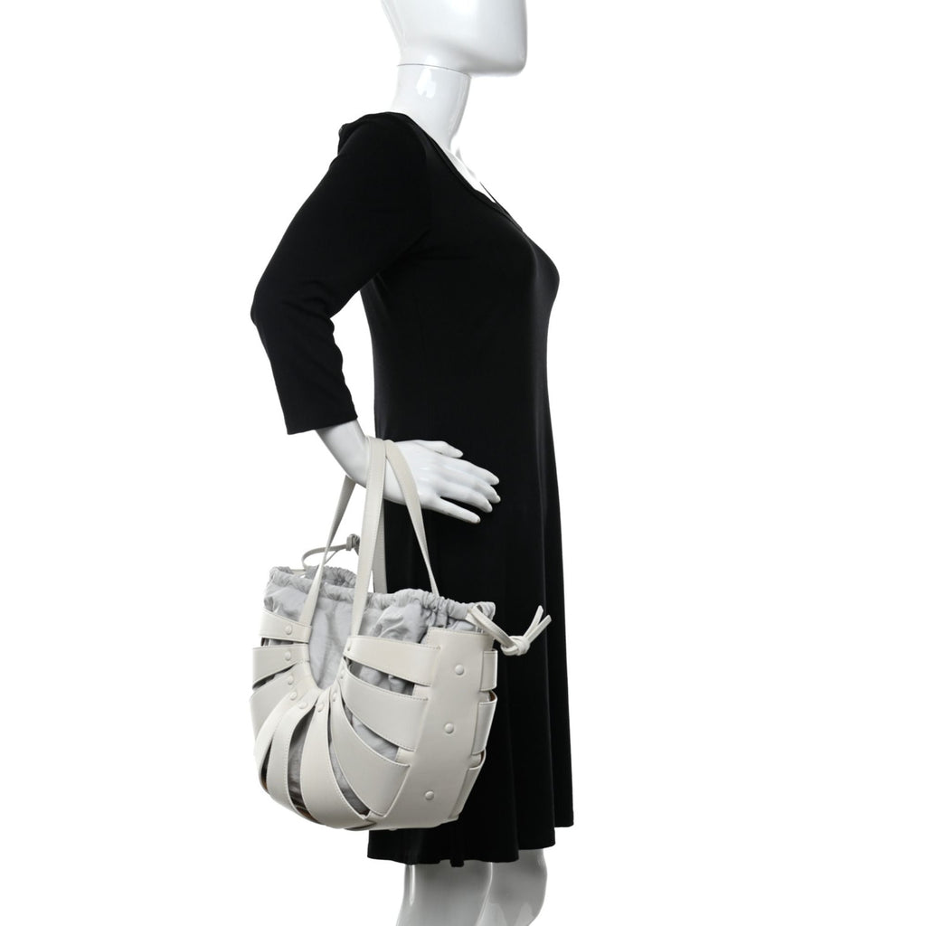 Elevate Your Style with Bottega Veneta Shell Bag in Frost White -  