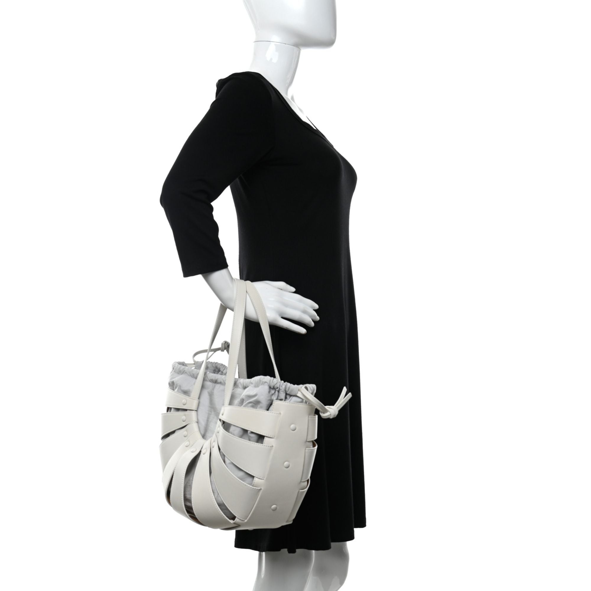 Elevate Your Style with Bottega Veneta Shell Bag in Frost White -  
