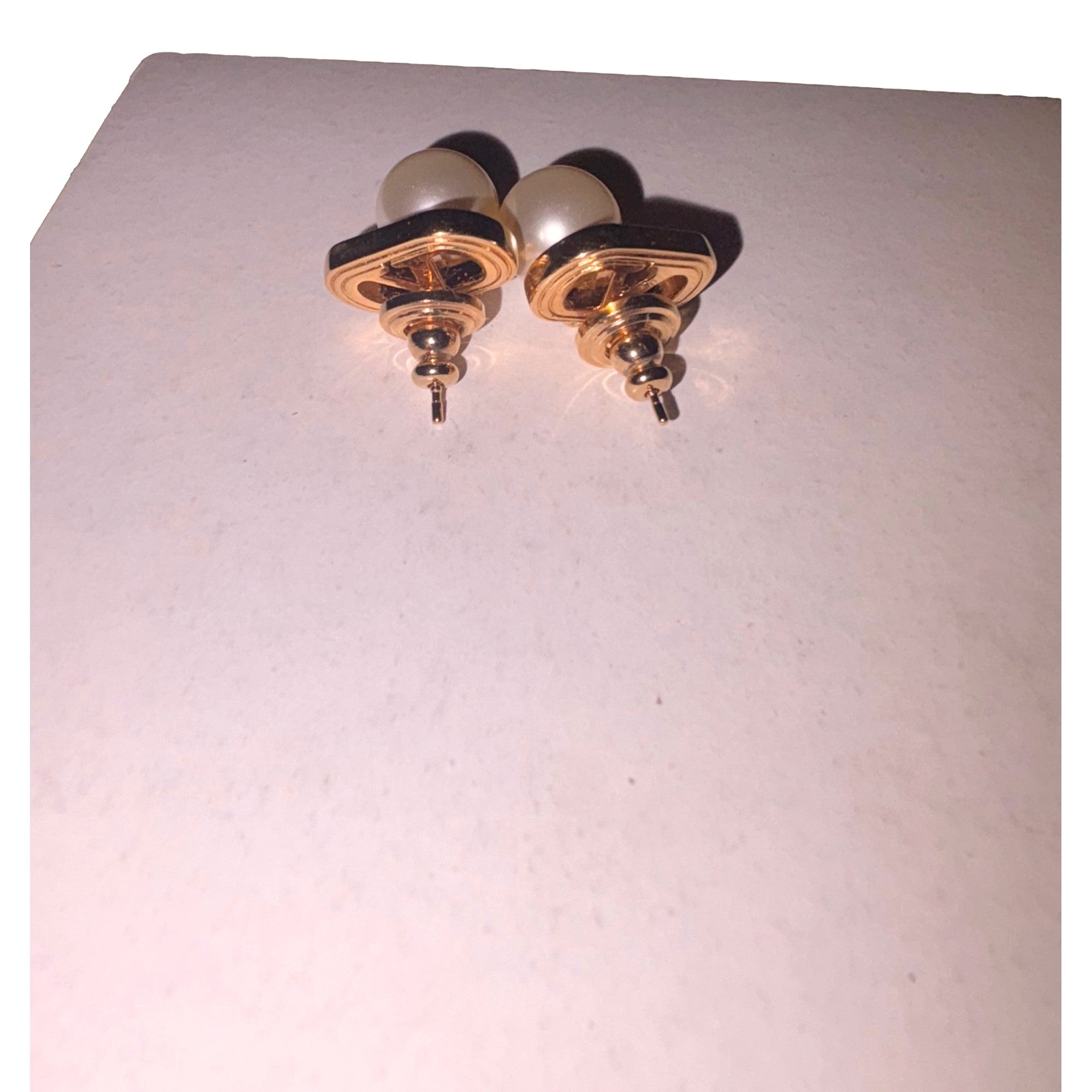 Valentino Gold Pearl Drop Earrings: Timeless Luxury & Elegance