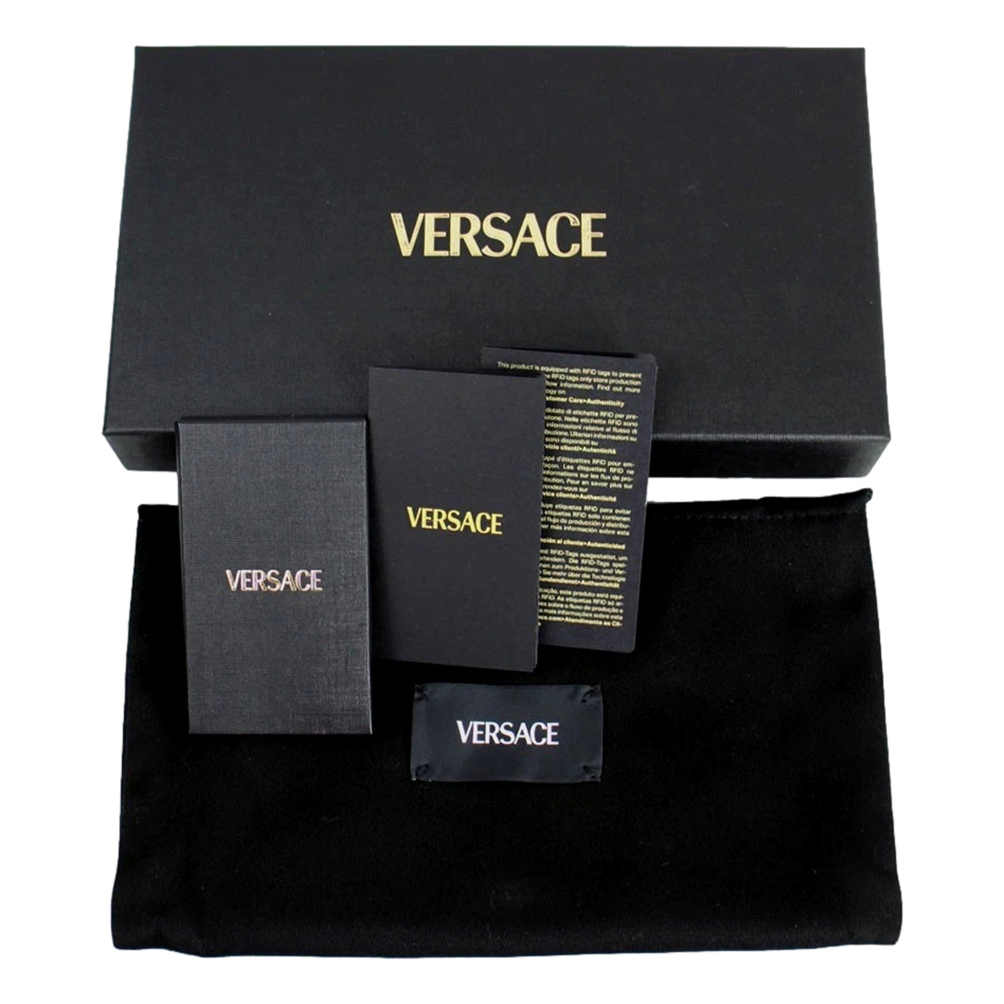 Pink Long Zip Around Wallet Wallets - Versace La Medusa Elegance -   Shop Bags LLC