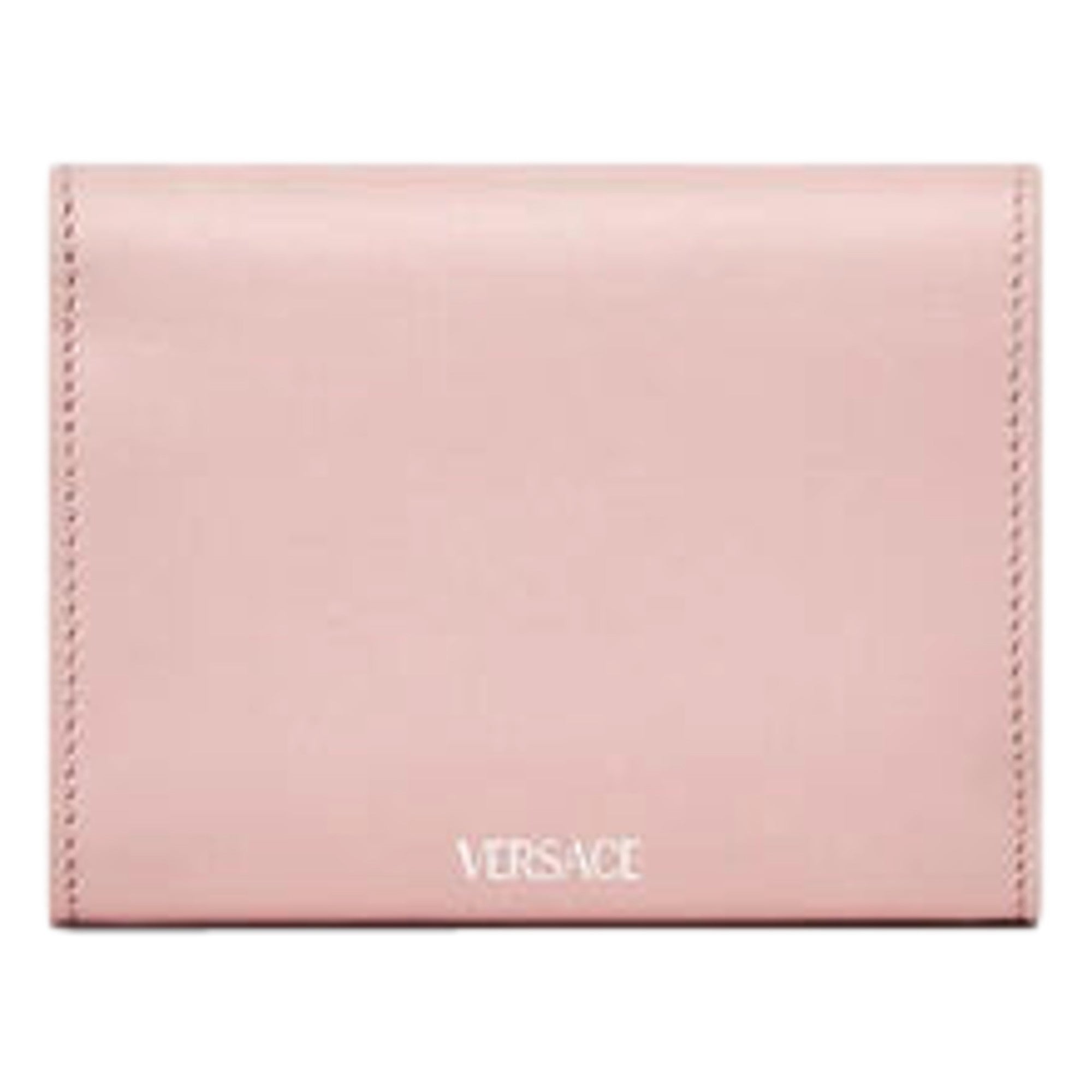 Pink Tri Fold Snap Wallet by Versace - Luxury Card Holder & Coin Pouch -   Shop Bags LLC