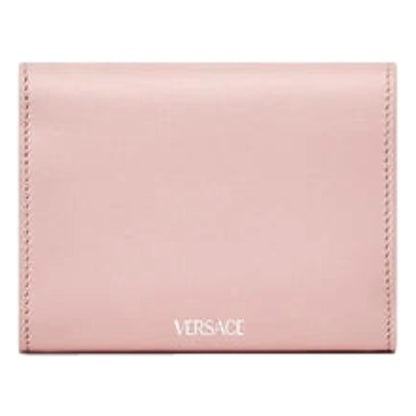 Pink Tri Fold Snap Wallet by Versace - Luxury Card Holder & Coin Pouch -   Shop Bags LLC