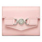 Pink Tri Fold Snap Wallet by Versace - Luxury Card Holder & Coin Pouch -   Shop Bags LLC