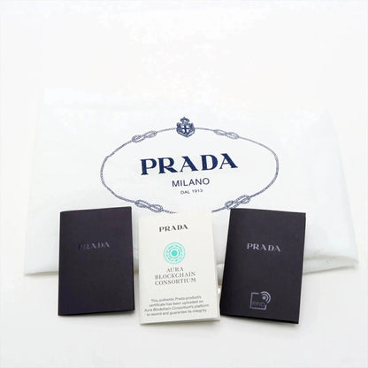 Prada 2Way Tessuto Nylon Cielo Blue Ostrich Leather Shoulder Handbag -   Shop Bags LLC 
