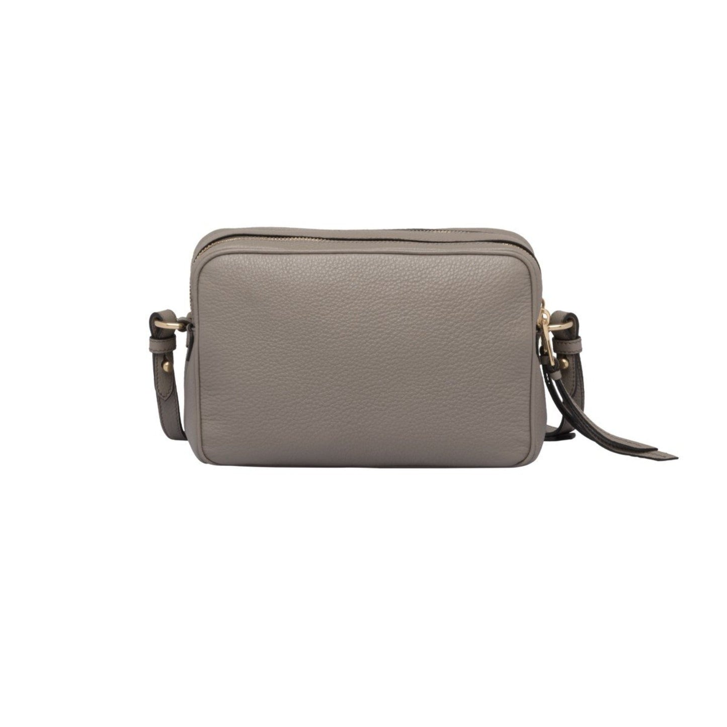Prada Argilla Grey Leather Crossbody - Elegance Meets Functionality -   Shop Bags LLC