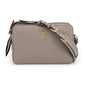 Prada Argilla Grey Leather Crossbody - Elegance Meets Functionality -   Shop Bags LLC