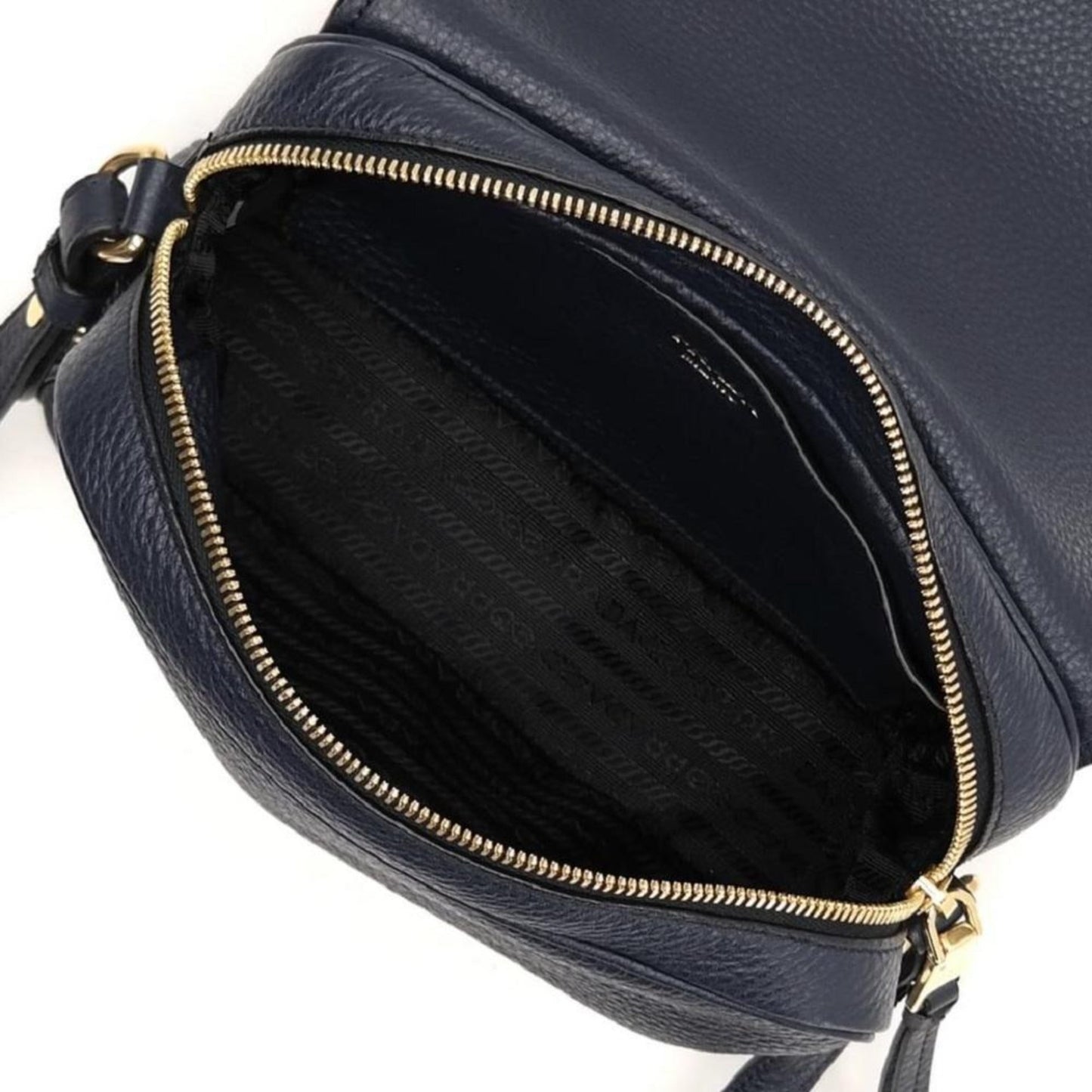 Prada Baltico Blue Leather Crossbody Bag - Elegance Meets Versatility -   Shop Bags LLC