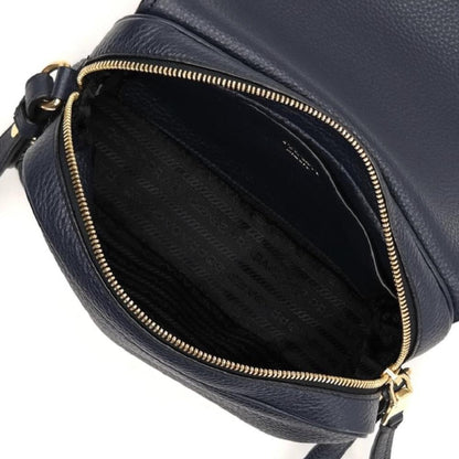 Prada Baltico Blue Leather Crossbody Bag - Elegance Meets Versatility -   Shop Bags LLC