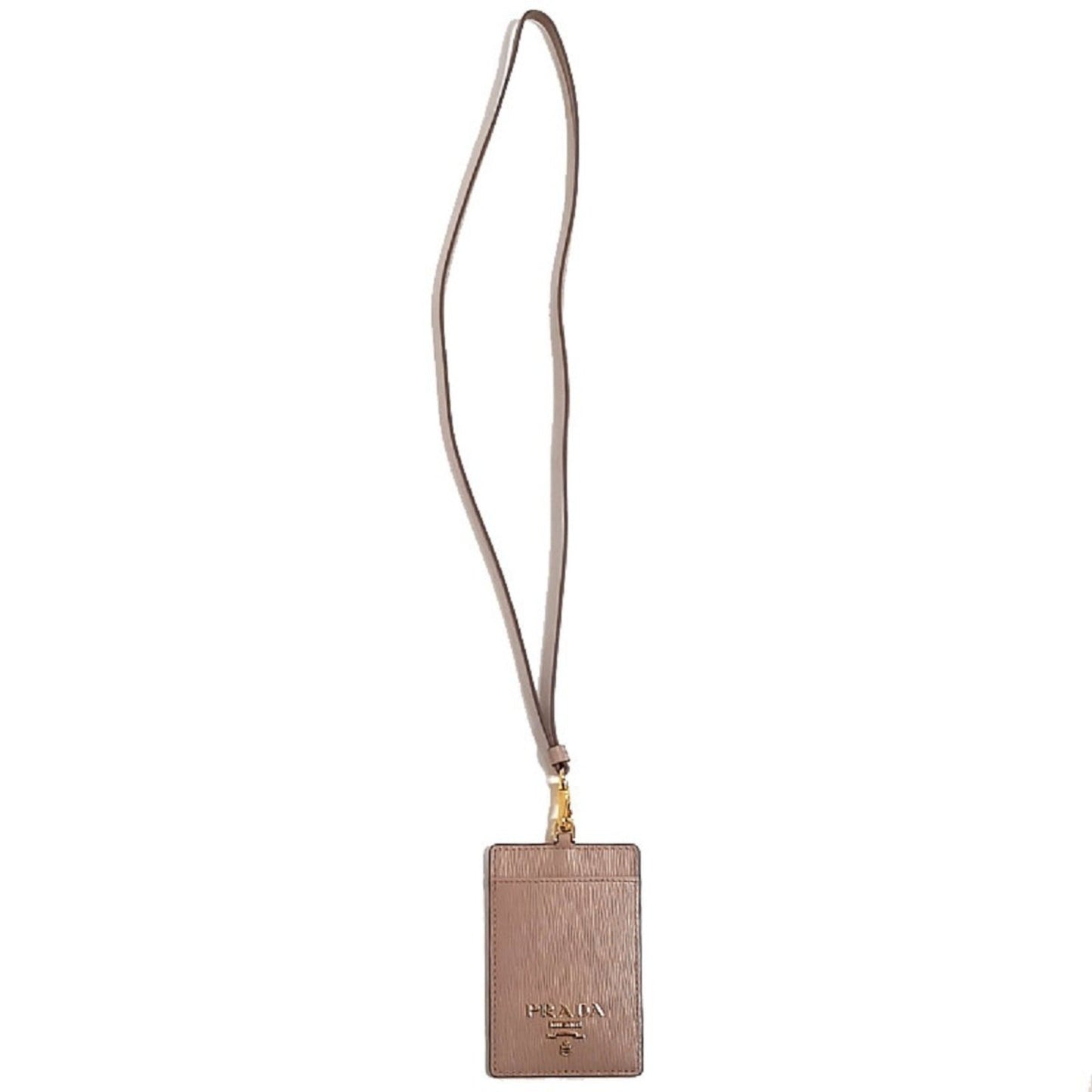 Prada Beige Leather Cardholder – Sleek, Stylish, Professional -   Shop Bags LLC