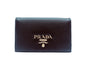 Prada Black Calf Leather Card Case - Elegant & Compact Wallet -   Shop Bags LLC