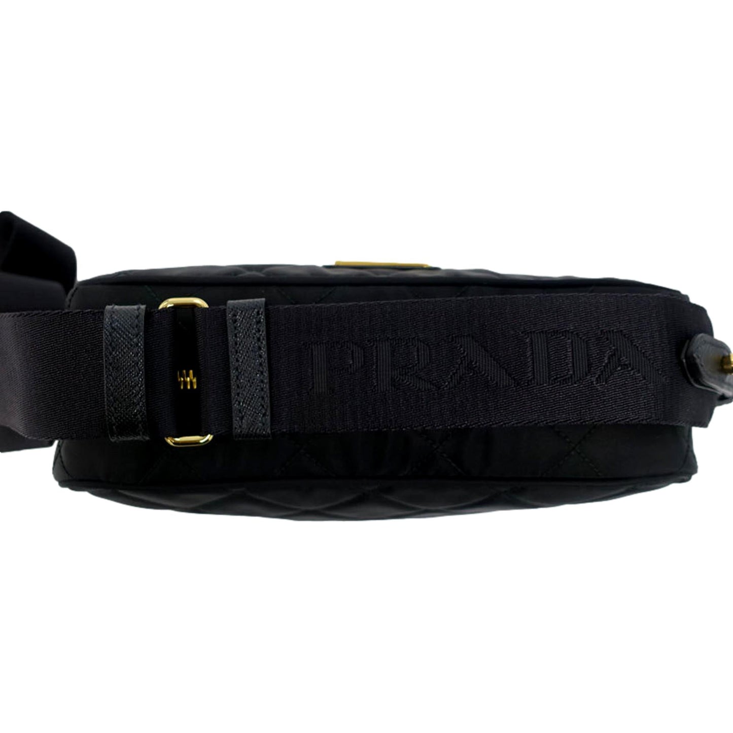 Prada Black Quilted Tessuto Nylon Crossbody - Chic & Versatile Bag -   Shop Bags 