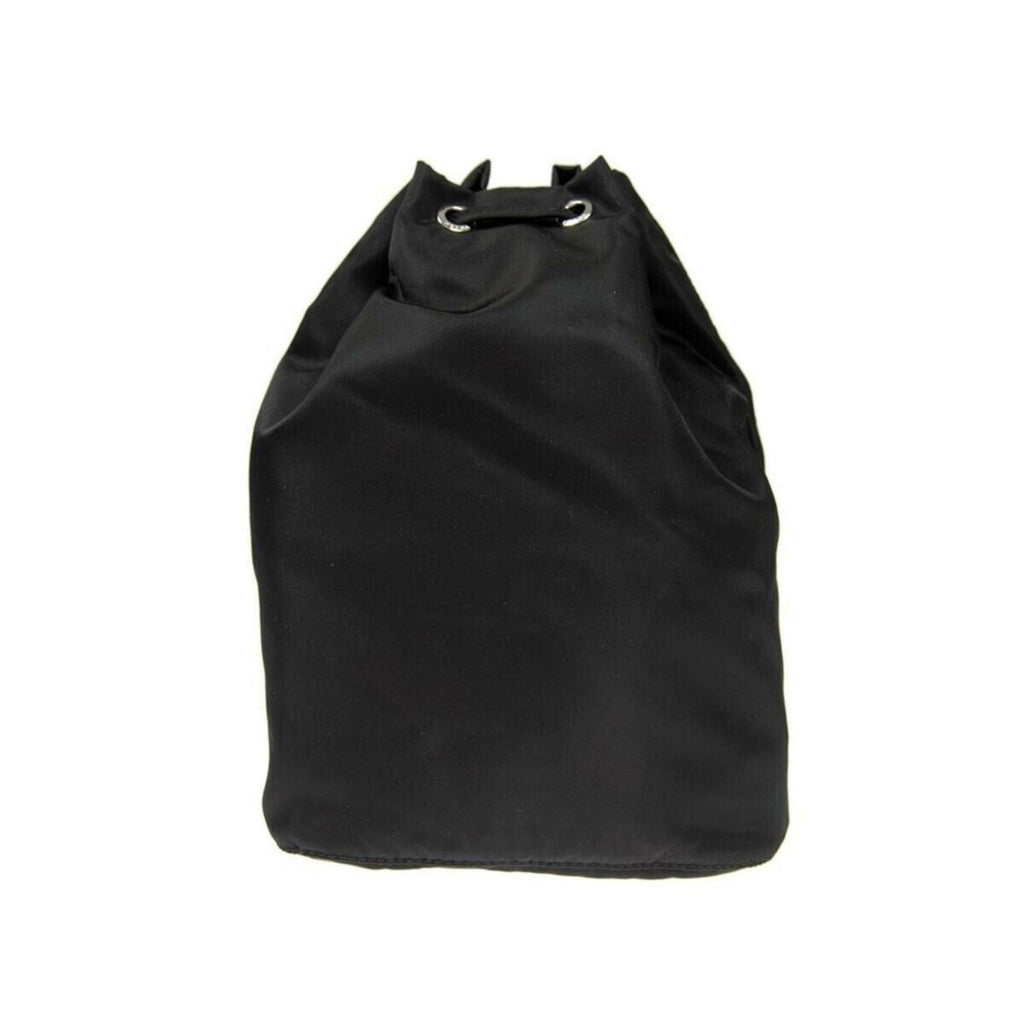 Prada Black Tessuto Nylon Triangle Logo Drawstring Bucket Bag -   Shop Bags LLC 