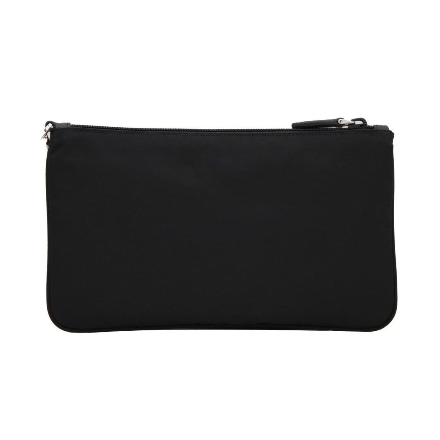 Prada Black Tessuto Nylon Wristlet Clutch - Sleek & Functional Design -   Shop Bags LLC