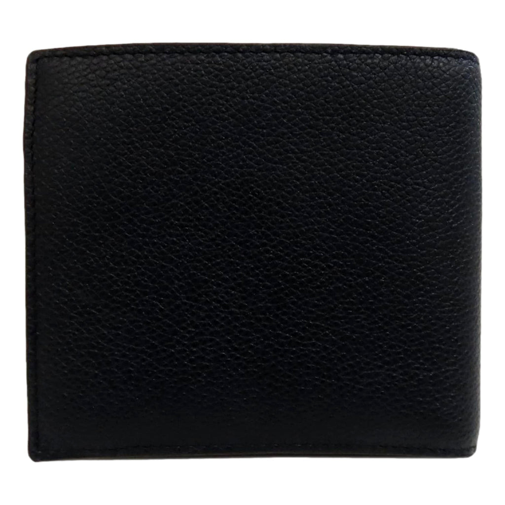 Prada Black Vitello Micro Grain Leather Bifold - Timeless Luxury -   Shop Bags LLC