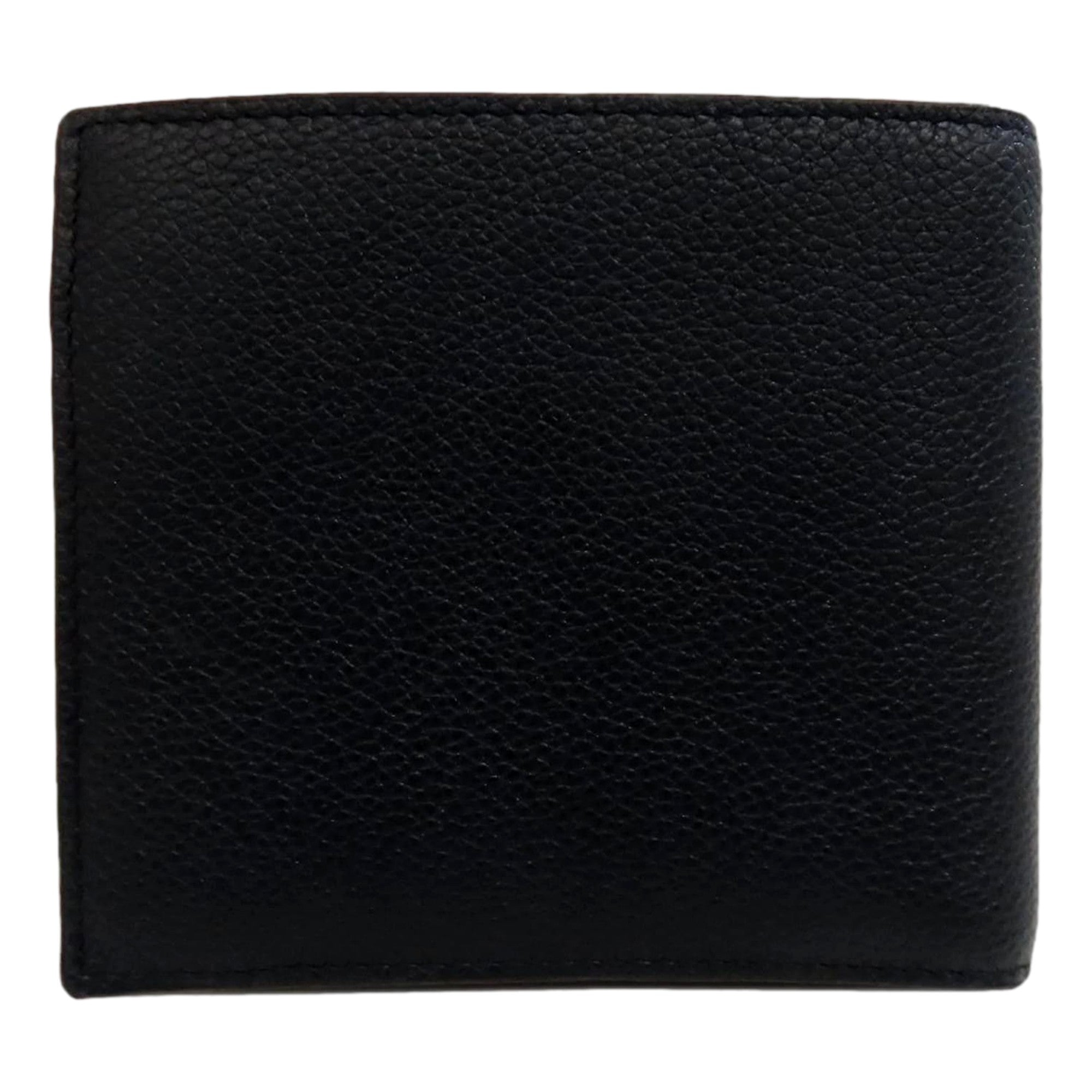 Prada Black Vitello Micro Grain Leather Bifold - Timeless Luxury -   Shop Bags LLC