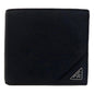 Prada Black Vitello Micro Grain Leather Bifold - Timeless Luxury -   Shop Bags LLC