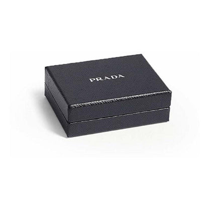 Prada Blue Leather Bifold Wallet – Sleek Style & Functionality -   Shop Bags LLC