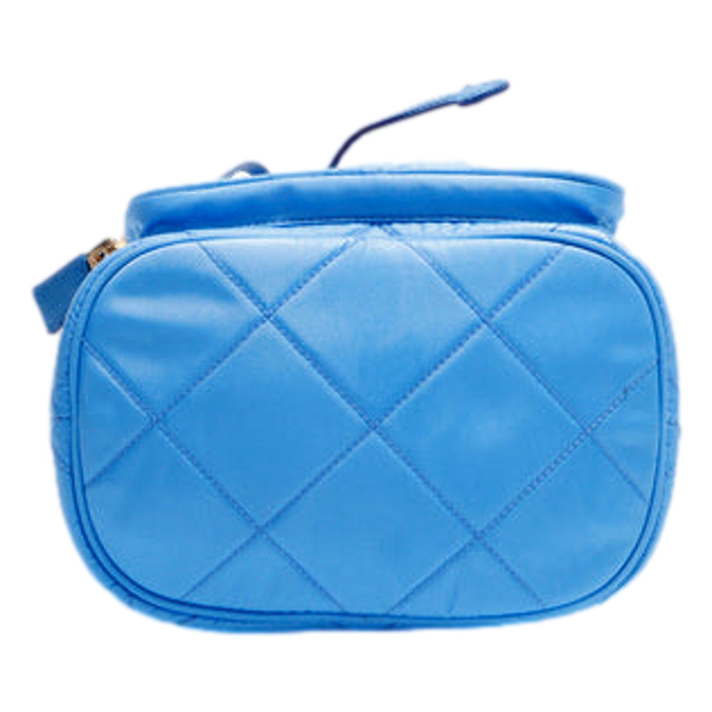 Prada Blue Quilted Nylon Bucket Bag - Luxury & Versatile Design -   Shop Bags LLC