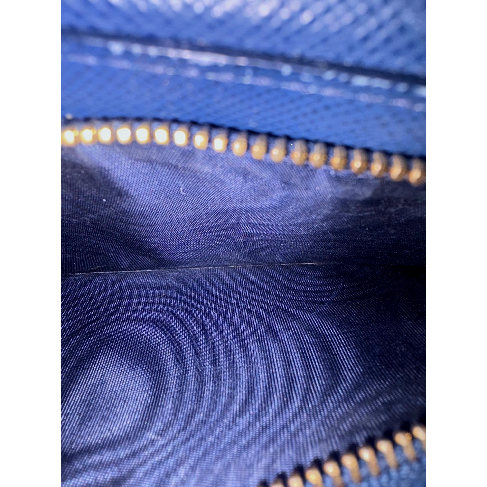 Prada Blue Wristlet Clutch Wallet - Luxury Saffiano Leather Design -   Shop Bags LLC