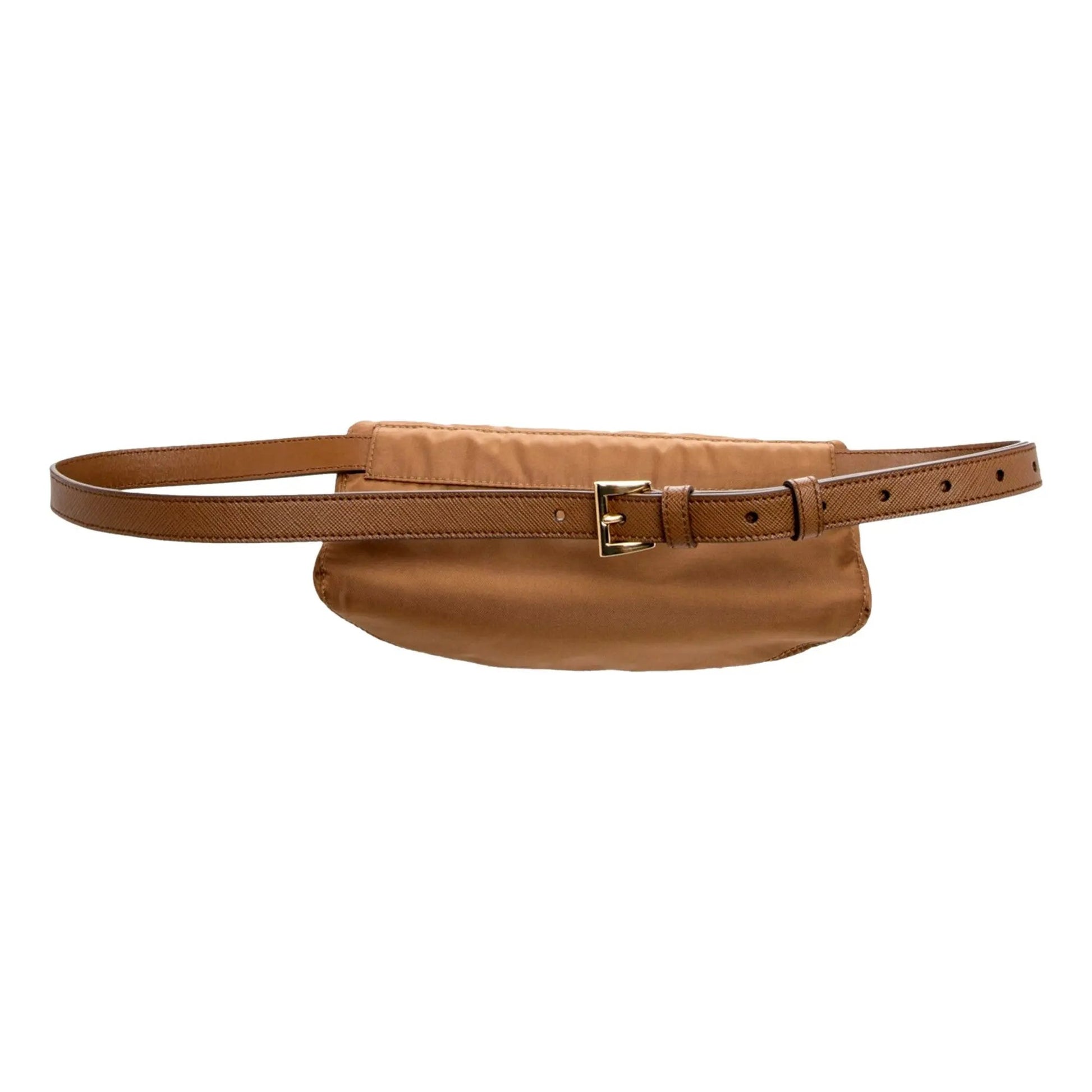 Prada Brown Re-Nylon Saffiano Belt Bag: Elevate Your Everyday