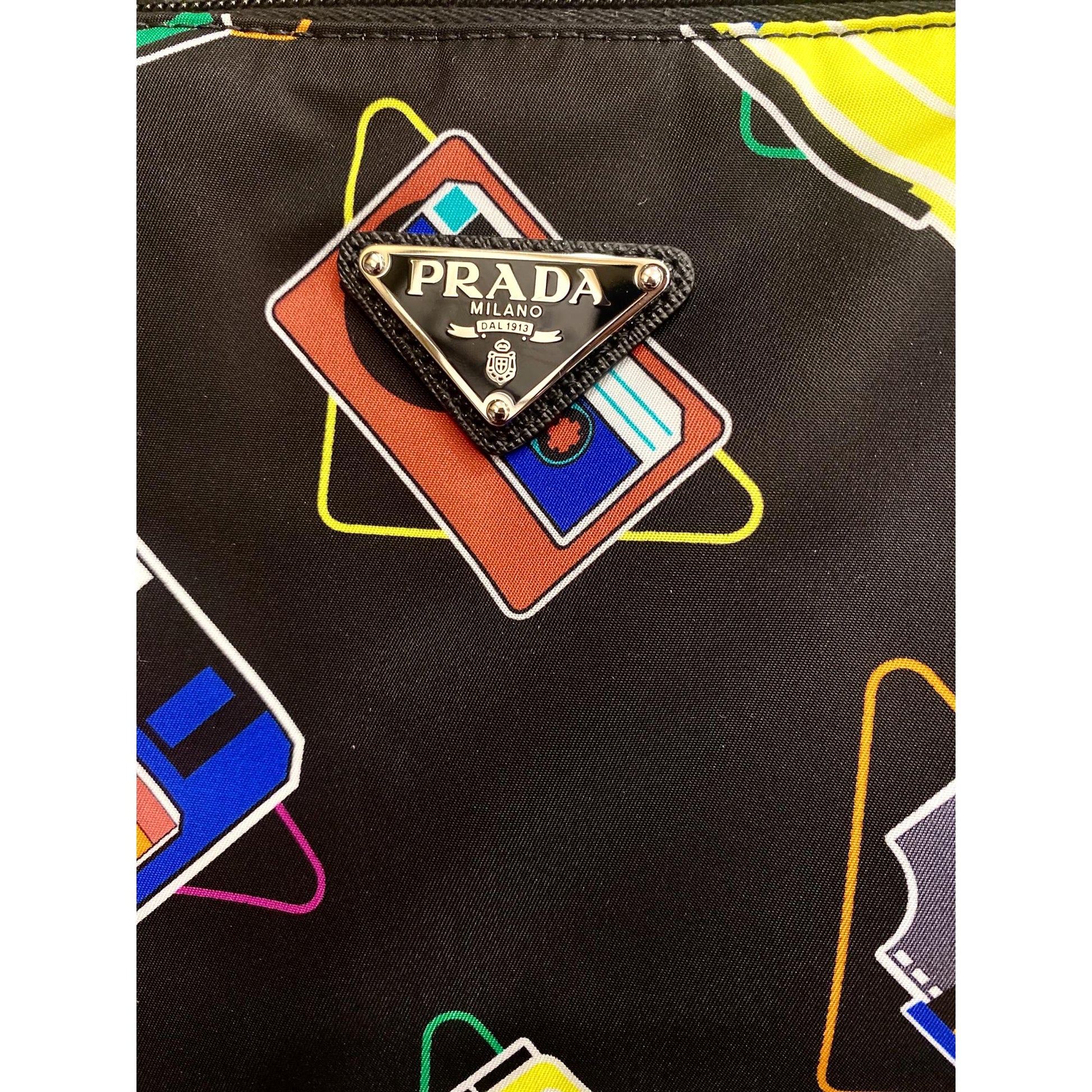 Prada Cassette Print Shopping Tote Handbag - Chic & Versatile Design -   Shop Bags LLC 