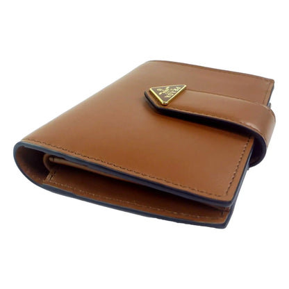 Prada City Calf Leather Snap Bifold Wallet - Timeless