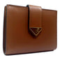 Prada City Calf Leather Snap Bifold Wallet - Timeless
