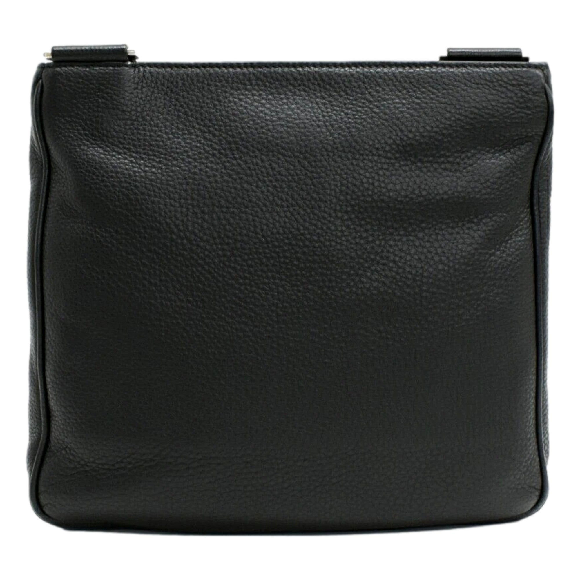 Prada City Vitello Leather Black Messenger Crossbody Bag -   Shop Bags LLC