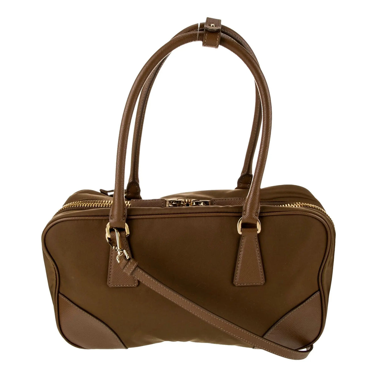 Prada Cork Beige Bag: Luxury Leather Elegance by Shop Bags LLC