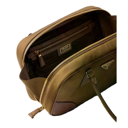 Prada Cork Beige Bag: Luxury Leather Elegance by Shop Bags LLC -   Shop Bags LLC