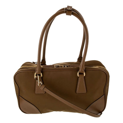 Prada Cork Beige Bag: Luxury Leather Elegance by Shop Bags LLC -   Shop Bags LLC