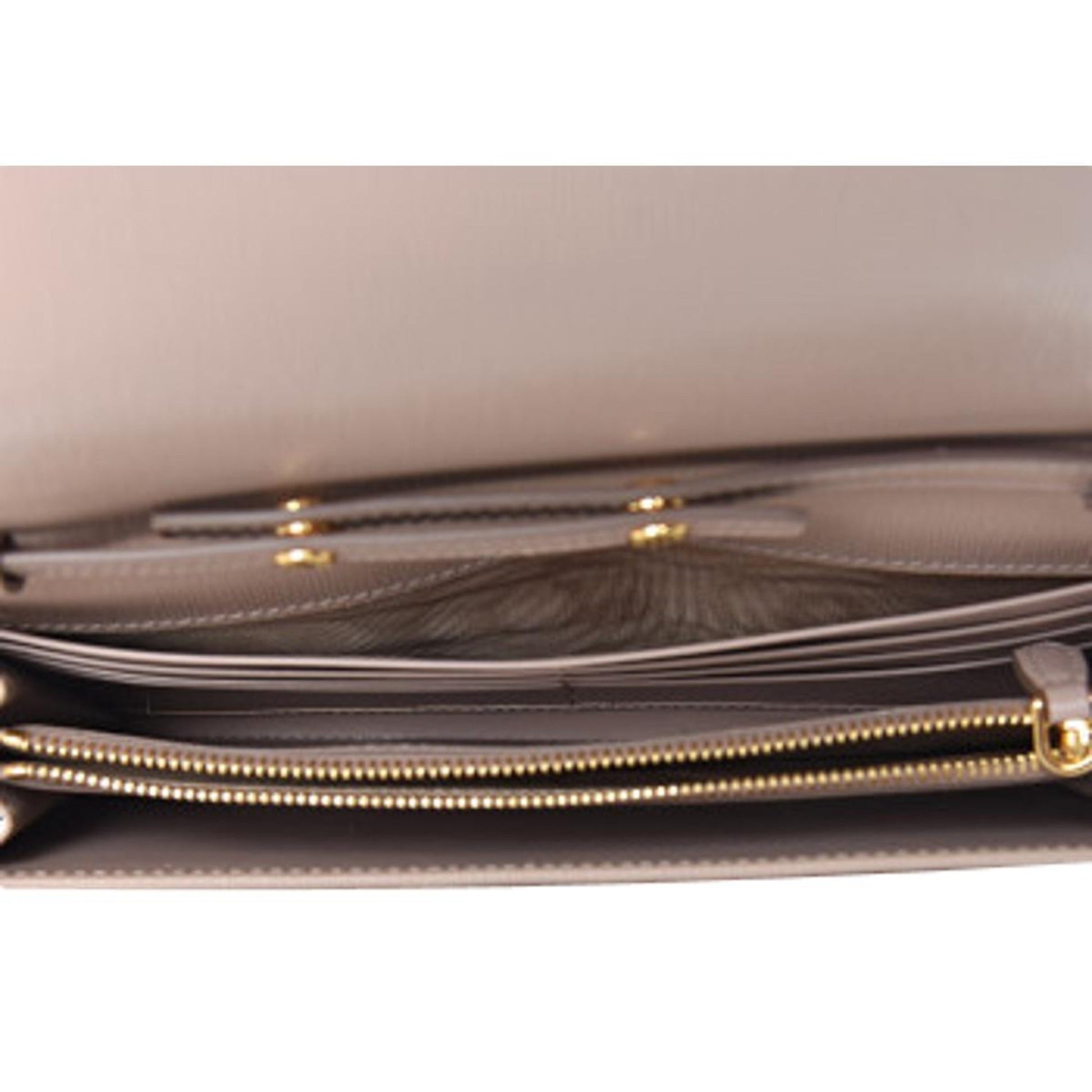 Prada Crossbody Bag & Leather Wallet - Chain Wallet in Cipria Beige -   Shop Bags LLC 