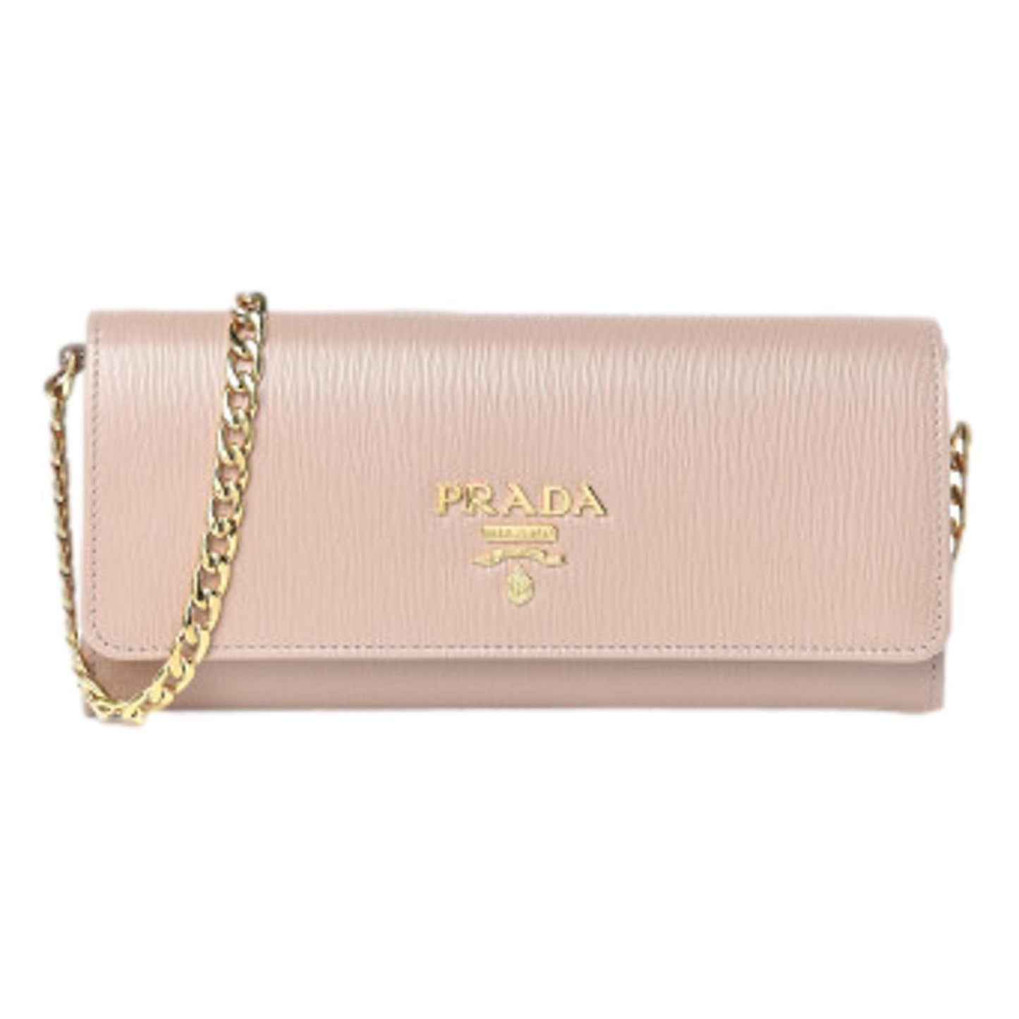Prada Crossbody Bag & Leather Wallet - Chain Wallet in Cipria Beige -   Shop Bags LLC 