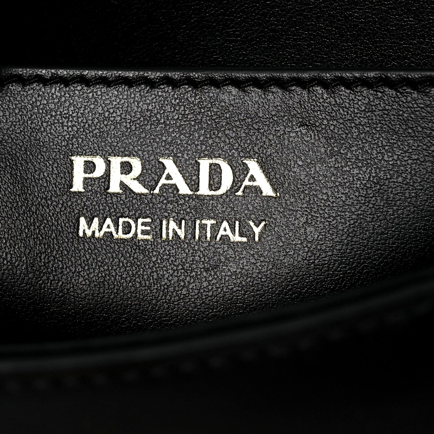 Prada Embleme Triangle Logo Soft Calfskin Crossbody Bag - Black -   Shop Bags LLC 