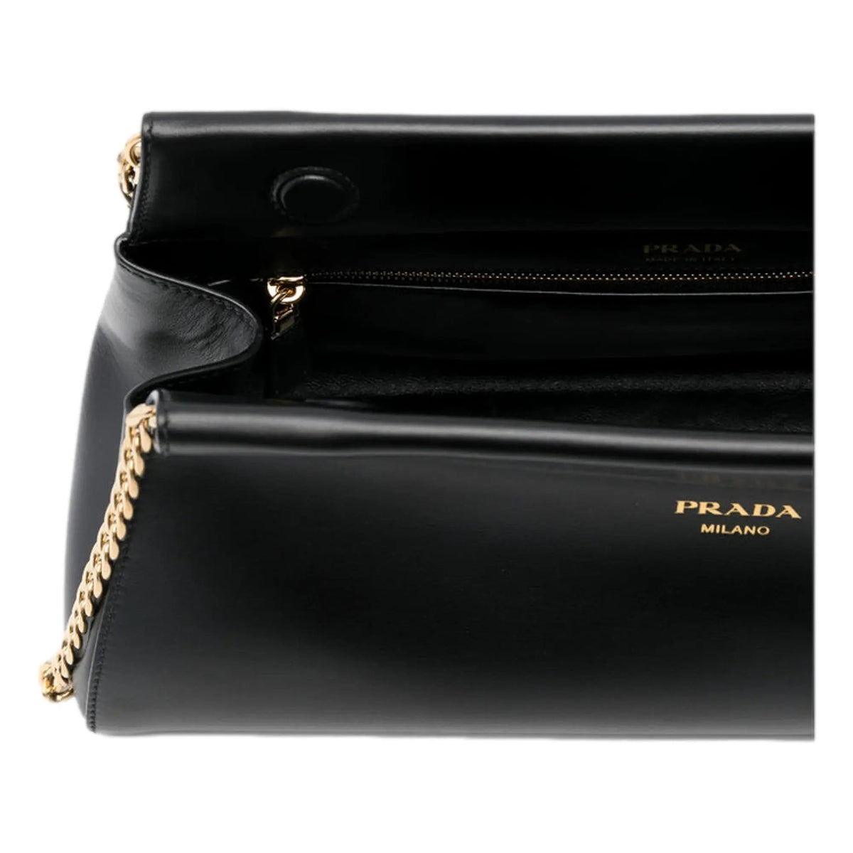 Prada Enchaine Small Shoulder Bag Calfskin Leather - Shop Bags