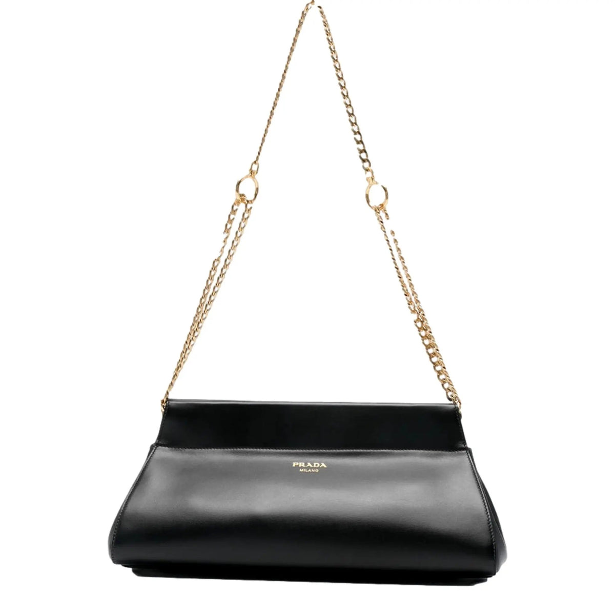 Prada Enchaine Small Shoulder Bag Calfskin Leather - Shop Bags