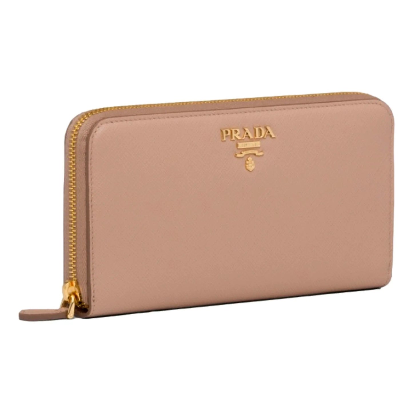 Prada Fashion Luxury Saffiano Continental Wallet - Beige/Red Interior -   Shop Bags LLC 