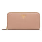 Prada Fashion Luxury Saffiano Continental Wallet - Beige/Red Interior -   Shop Bags LLC 