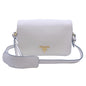 Prada Flap Vitello Phenix - Elegant Ivory Crossbody Bag -   Shop Bags LLC